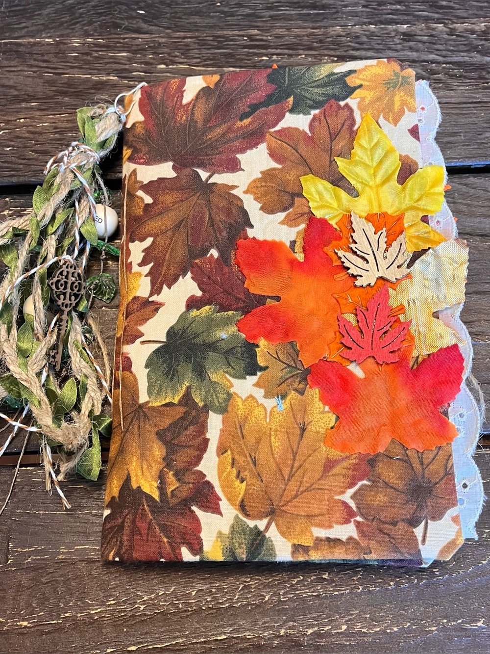 Fall Junk Journal Thanksgiving Autumn Holiday Softcover 2 Signatures Decorated